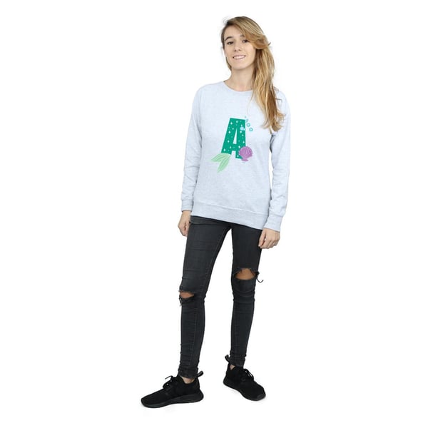 Disney Womens/Ladies Alphabet A Is For Ariel Sweatshirt