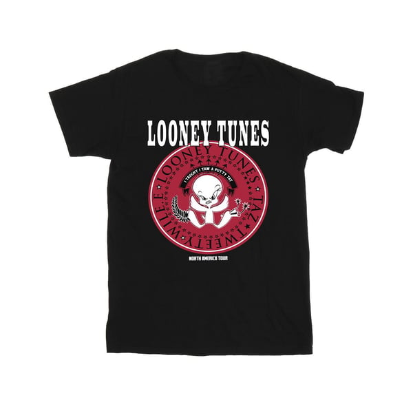 Looney Tunes Miesten Tweety Rock Disk T-paita