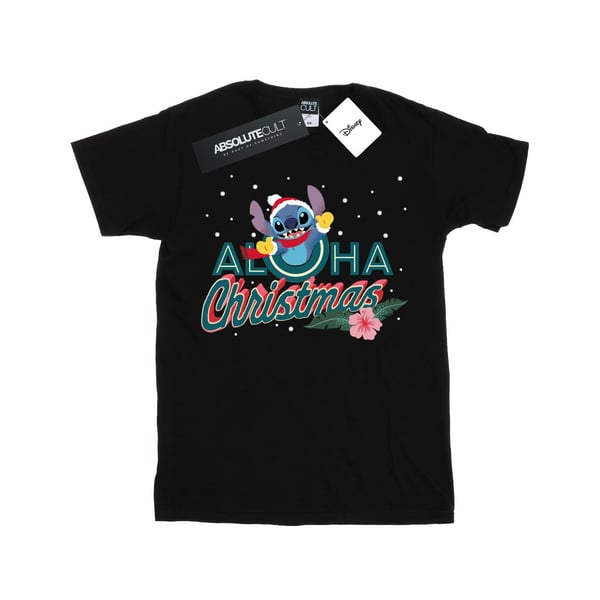 Disney Flickor Lilo Och Stitch Aloha Jul Bomulls T-shirt