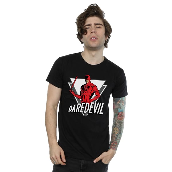 Marvel Mens Daredevil Triangle T-Shirt