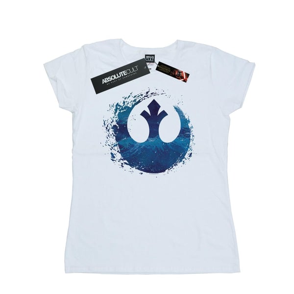 Star Wars: The Rise of Skywalker Womens/Ladies Star Wars The Rise Of Skywalker Resistance Symbol Wave Cotton T-Shirt