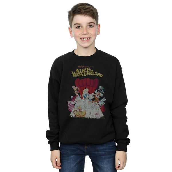 Disney Boys Alice In Wonderland Retro Poster Sweatshirt