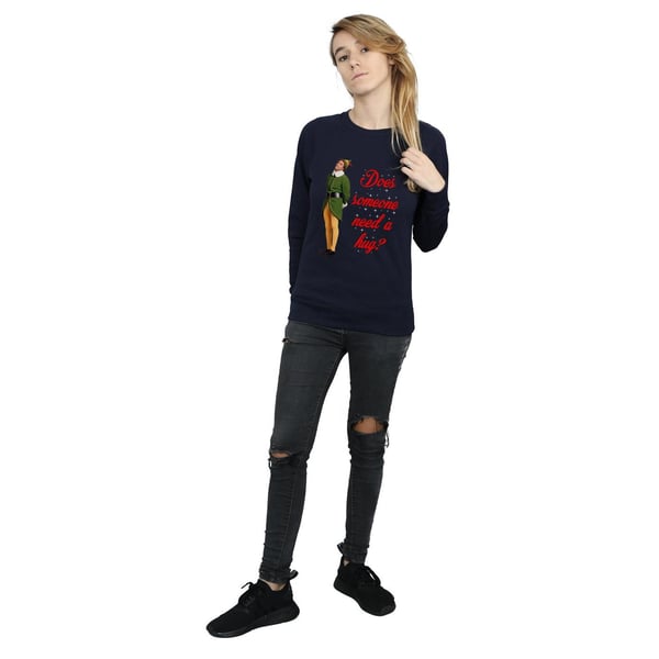 Elf Womens/Ladies Hug Buddy Sweatshirt