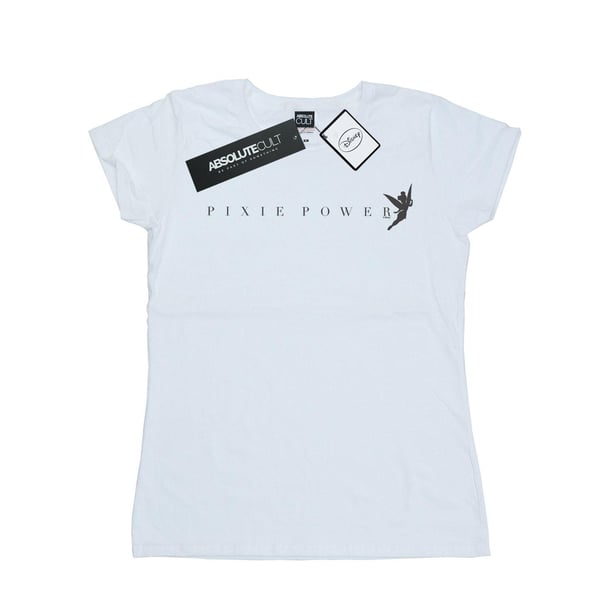 Disney Womens/Ladies Tinker Bell Pixie Power Cotton T-Shirt