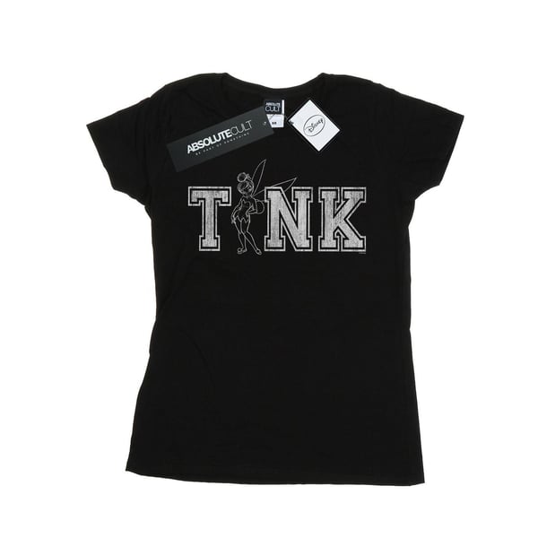 Disney Womens/Ladies Tinker Bell Collegiate Tink Cotton T-Shirt