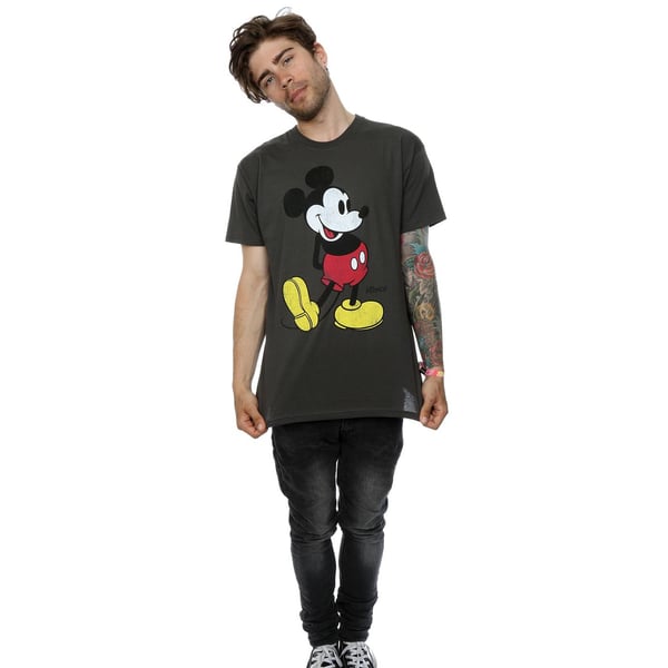 Disney Mens Mickey Mouse Classic Kick T-Shirt