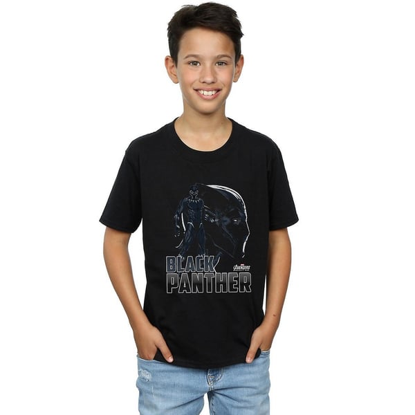 Avengers Infinity War Boys Black Panther Cotton T-Shirt