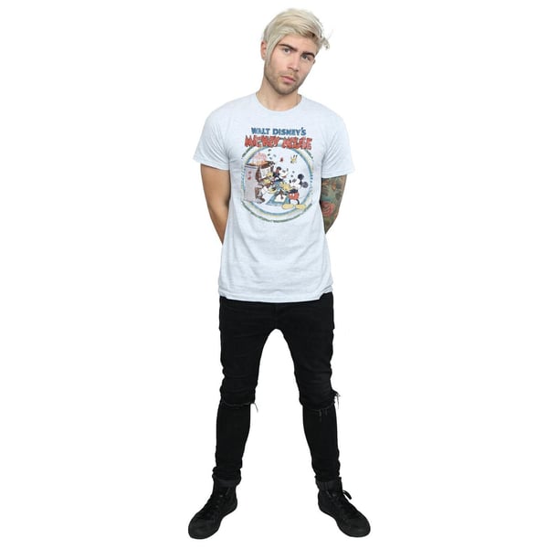 Disney Mens Mickey Mouse Piano T-Shirt