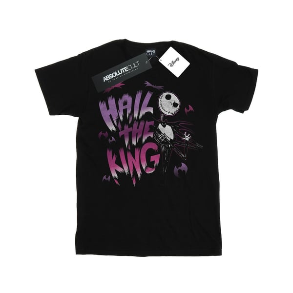 Disney Womens/Ladies Nightmare Before Christmas Hail The King Cotton Boyfriend T-Shirt