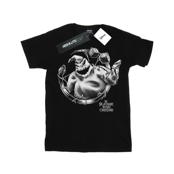 Disney Womens/Ladies Nightmare Before Christmas Ooogie Boogie Mono Cotton Boyfriend T-Shirt