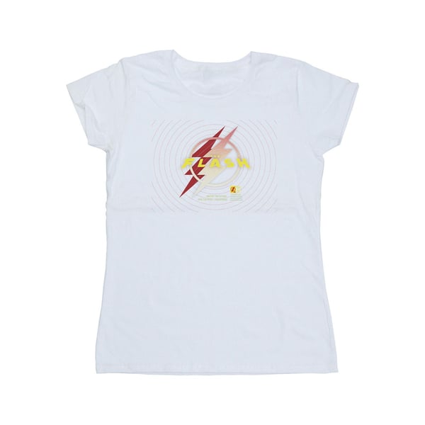 DC Comics Womens/Ladies The Flash Lightning Logo Cotton T-Shirt
