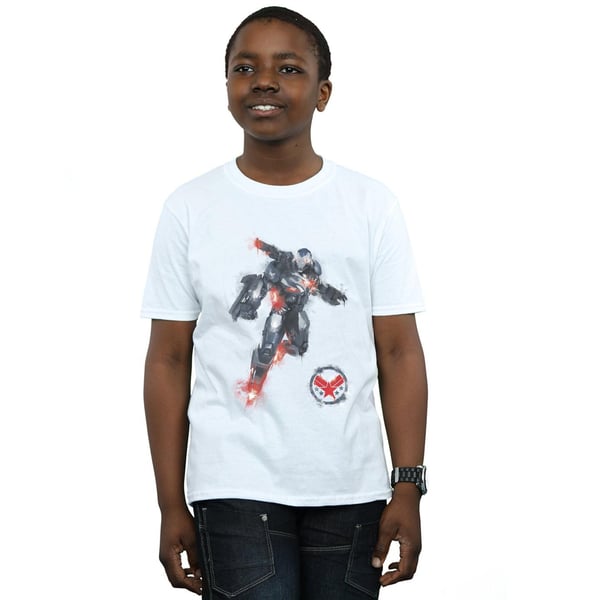 Marvel Boys Avengers Endgame Painted War Machine T-Shirt