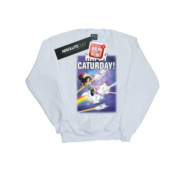 Disney Mens Wreck It Ralph Happy Caturday Sweatshirt