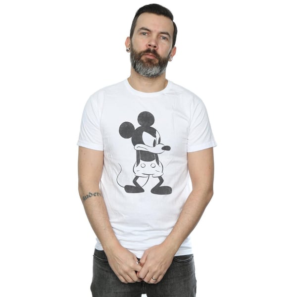 Disney Mens Mickey Mouse Angry T-Shirt