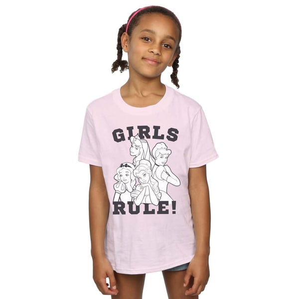 Disney Girls Princesses Girls Rule Cotton T-Shirt