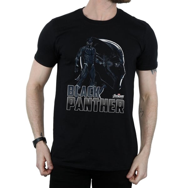 Avengers Infinity War Miesten Musta Pantteri Puuvilla T-paita