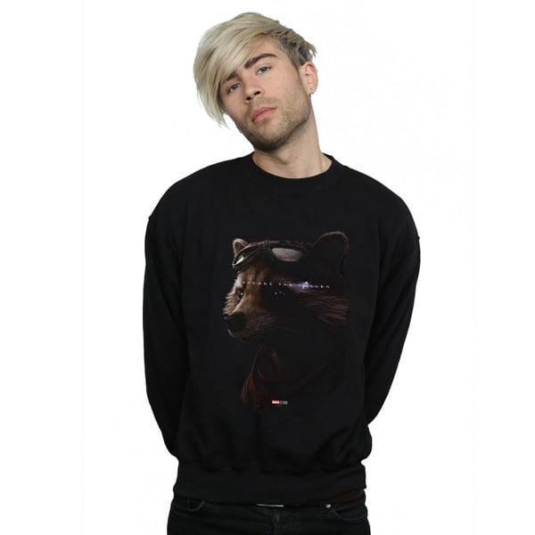 Marvel Mens Avengers Endgame Avenge The Fallen Rocket Sweatshirt
