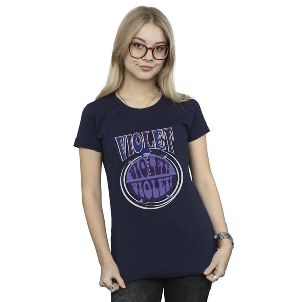 Willy Wonka Womens/Ladies Violet Turning Violet Cotton T-Shirt