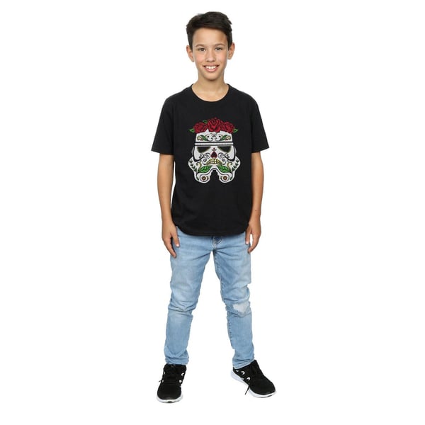 Star Wars Boys Stormtrooper Day Of The Dead T-Shirt