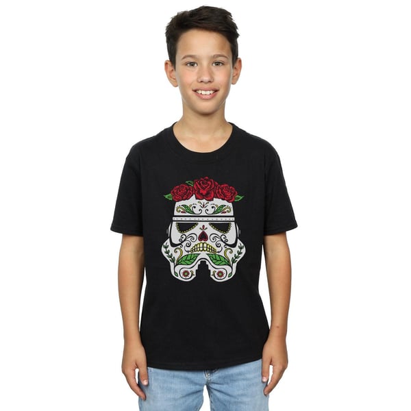 Star Wars Boys Stormtrooper Day Of The Dead T-Shirt