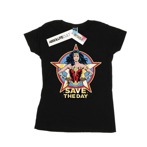 DC Comics Dam/Dam Wonder Woman 84 Star Design T-Shirt i Bomull