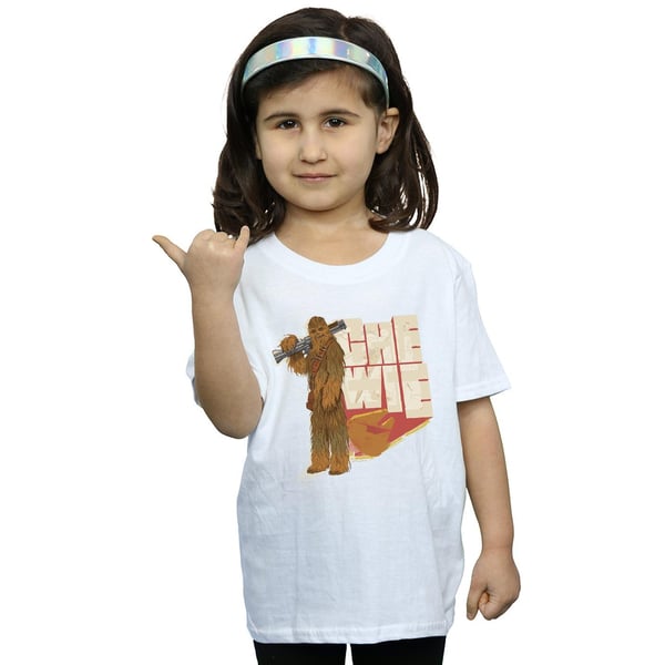 Star Wars Girls Solo Chewie Falcon Cotton T-Shirt