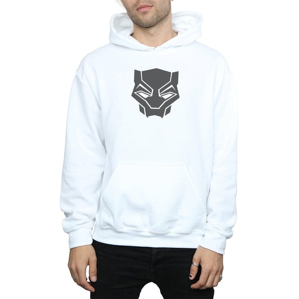 Marvel Mens Black Panther Black On Black Hoodie
