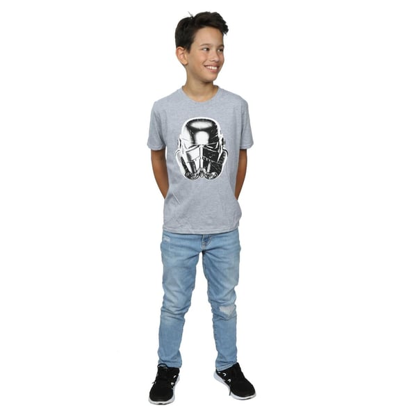 Star Wars Boys Stormtrooper Warp Speed Helmet T-Shirt