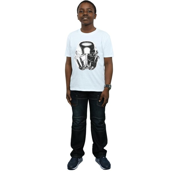 Star Wars Boys Stormtrooper Warp Speed Helmet T-Shirt