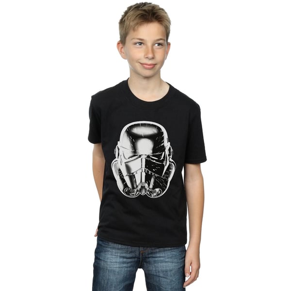 Star Wars Boys Stormtrooper Warp Speed Helmet T-Shirt