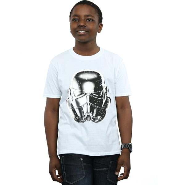 Star Wars Boys Stormtrooper Warp Speed Helmet T-Shirt