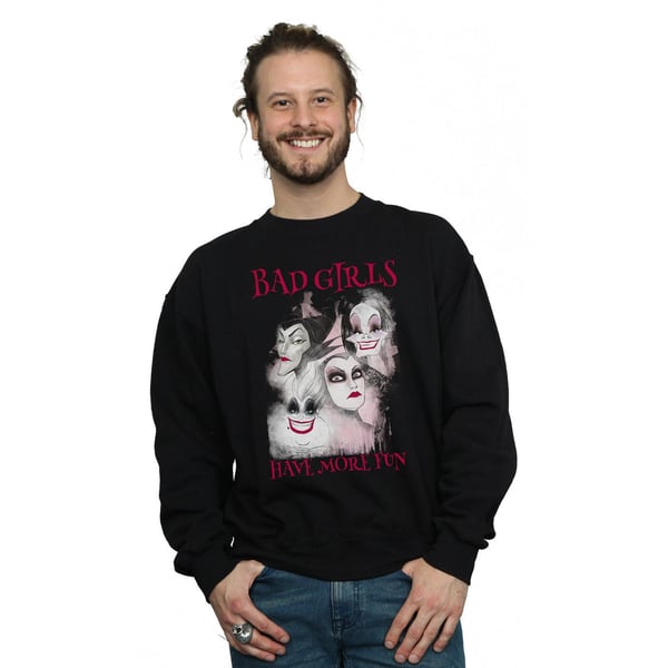 Disney Mens Bad Girls Have More Fun Sweatshirt