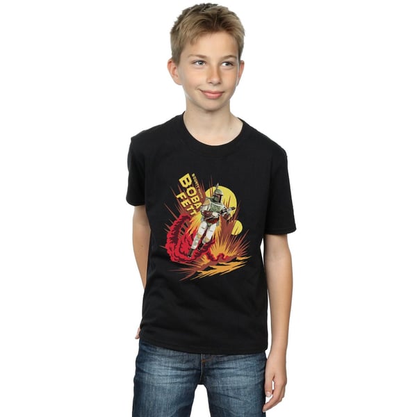 Star Wars Boys Boba Fett Rocket Powered T-Shirt