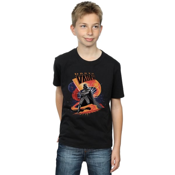 Star Wars Boys Darth Vader Swirling Fury T-Shirt