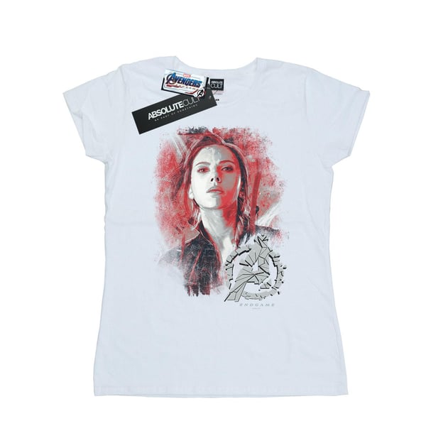 Marvel Womens/Ladies Avengers Endgame Black Widow Brushed Cotton T-Shirt