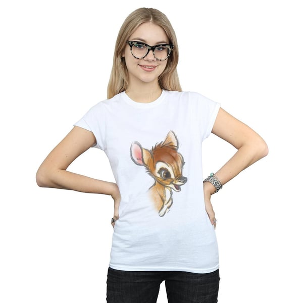 Disney Womens/Ladies Bambi Drawing Cotton T-Shirt