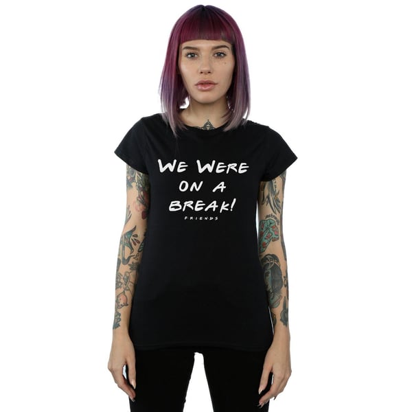 Friends Womens/Ladies We Were On A Break Text Cotton T-Shirt