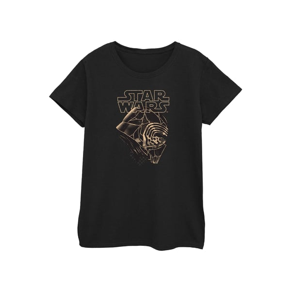 Star Wars: The Rise of Skywalker Womens/Ladies Star Wars The Rise Of Skywalker Kylo Ren Mask Cotton T-Shirt