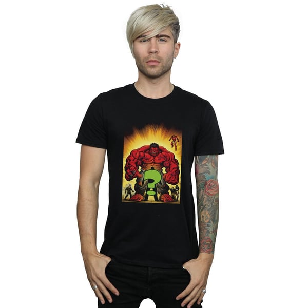 Marvel Mens Kuka on Punainen Hulk T-paita