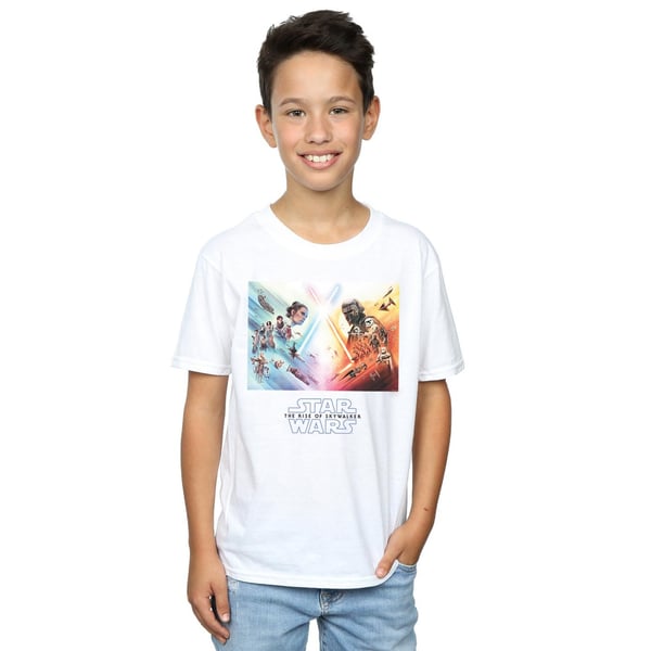 Star Wars: The Rise of Skywalker Boys Star Wars The Rise Of Skywalker Battle Poster T-Shirt