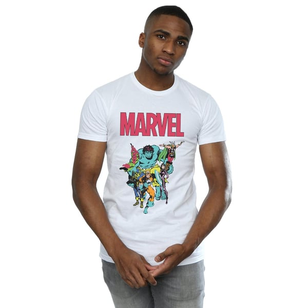 Marvel Mens Avengers Pop Group T-paita