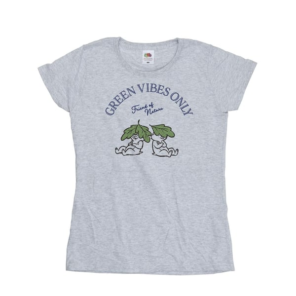 Disney Womens/Ladies Chip ´n Dale Green Vibes Only Cotton T-Shirt