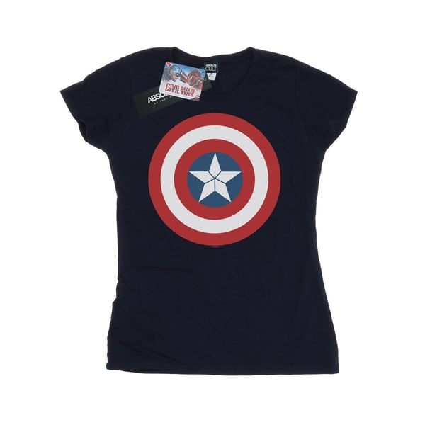 Marvel Dam/Dam Captain America Civil War Shield T-shirt i bomull