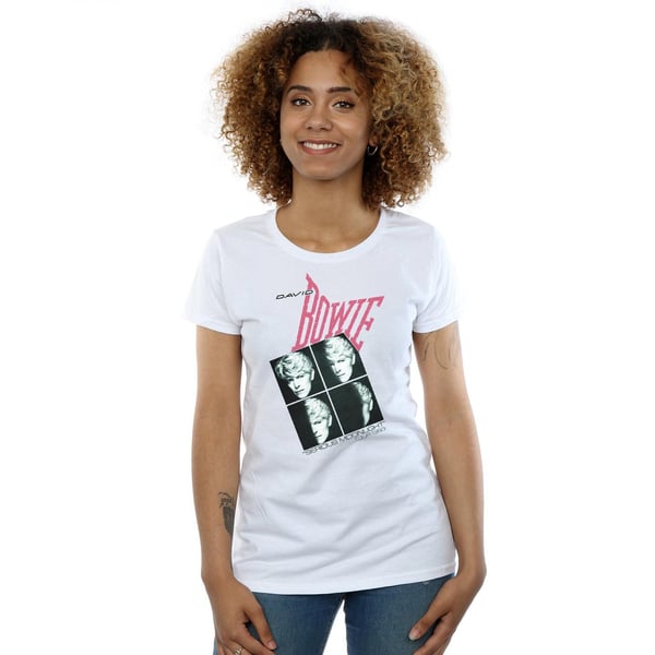 David Bowie Womens/Ladies Serious Moonlight Tour 83 Cotton T-Shirt