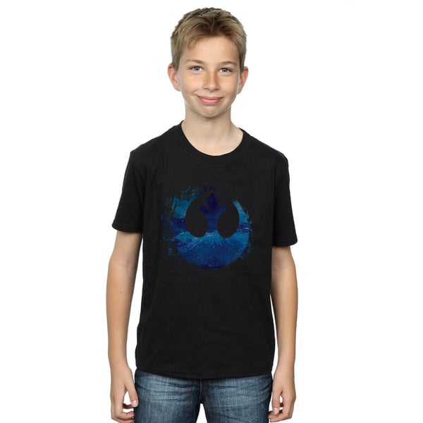 Star Wars: The Rise of Skywalker Boys Star Wars The Rise Of Skywalker Resistance Symbol Wave T-Shirt