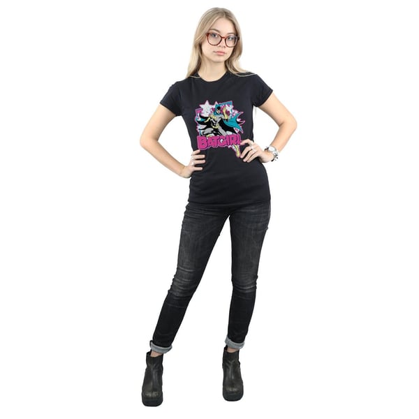 DC Comics Womens/Ladies Batgirl Leap Cotton T-Shirt