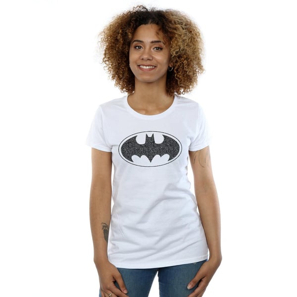 DC Comics Womens/Ladies Batman One Colour Logo Cotton T-Shirt