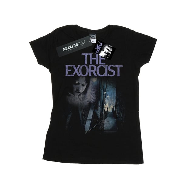 The Exorcist Womens/Ladies Distressed Steps Cotton T-Shirt