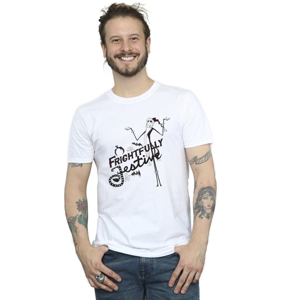 Disney Miesten The Nightmare Before Christmas Pelottavan Juhlava T-paita