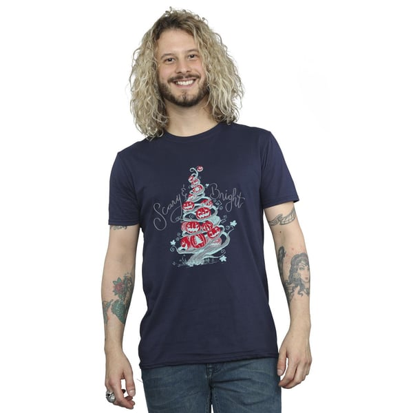 Disney Mens The Nightmare Before Christmas Scary & Bright T-Shirt